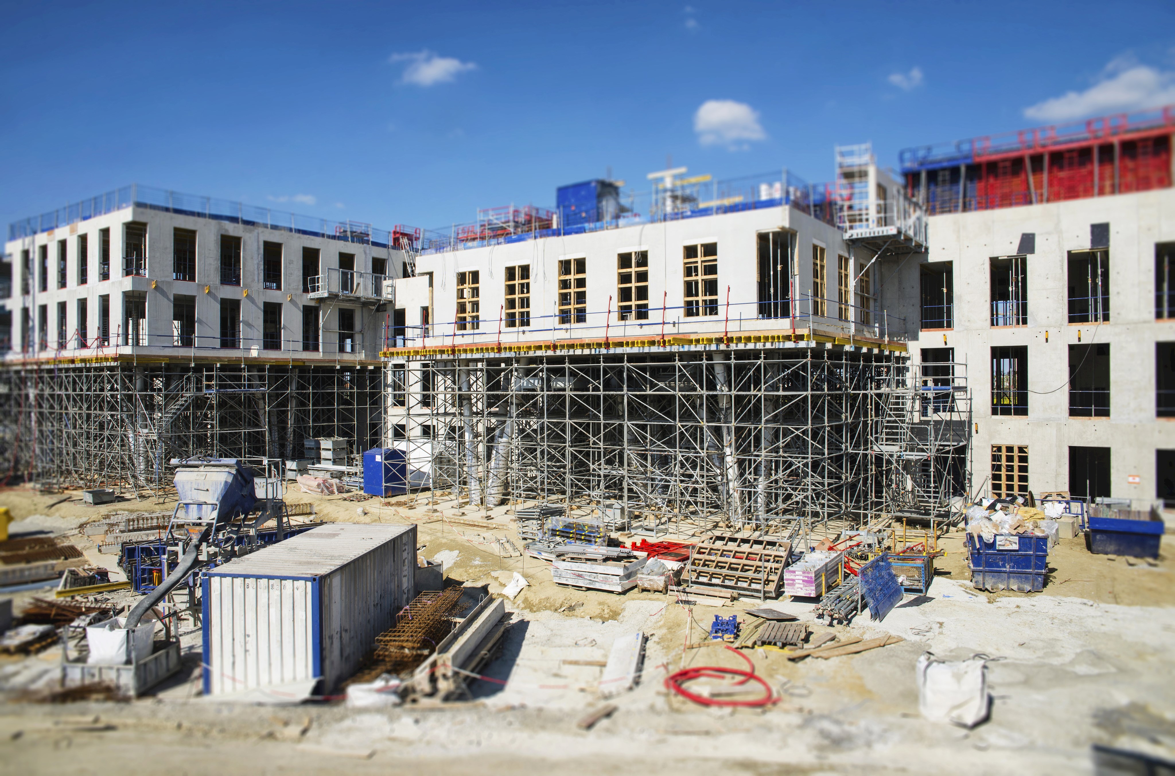 Starker Standort - Eine Baustelle in unserem Neubaugebiet