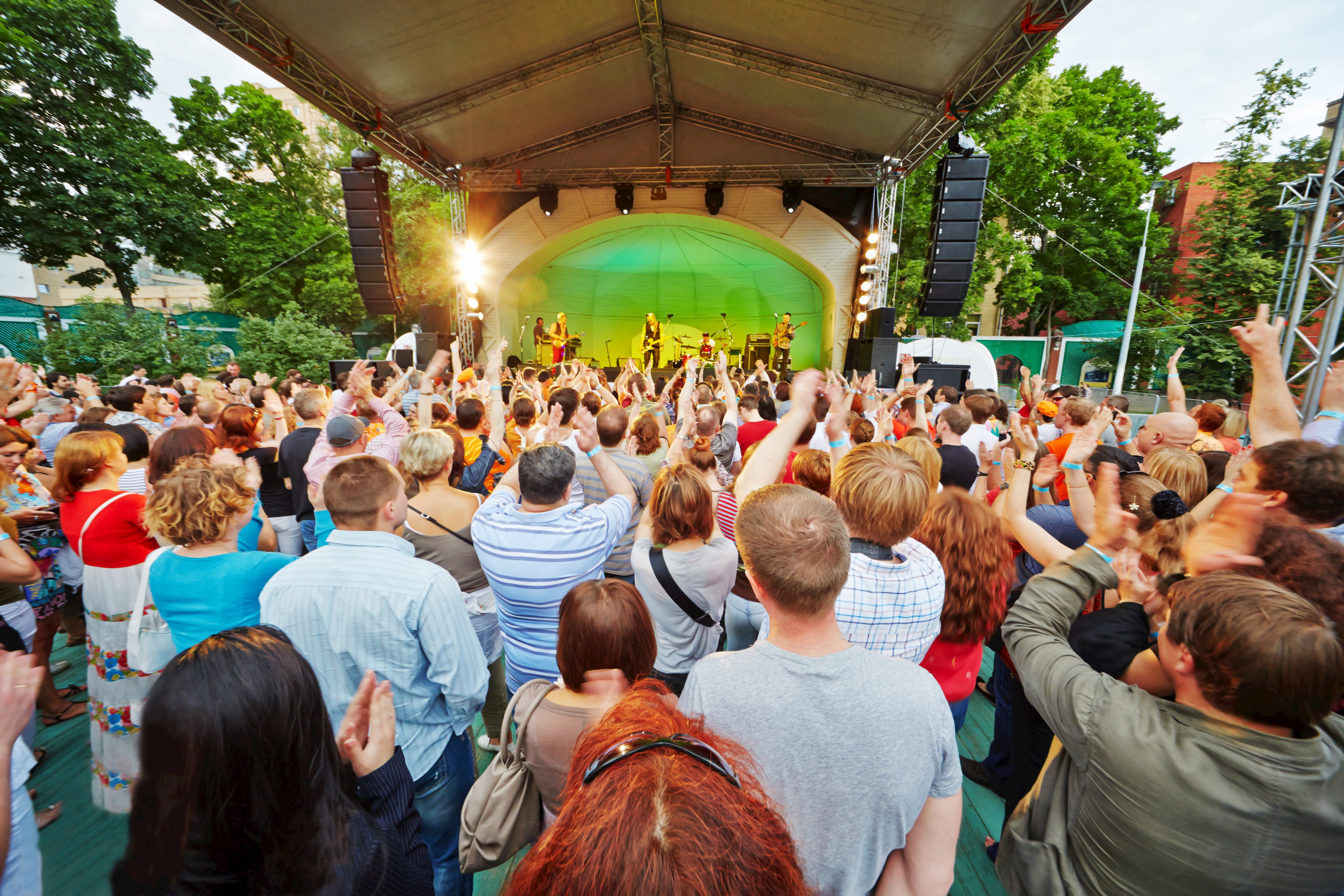 Das Blues-Festival an der Waldbühne mit vielen Zuschauern